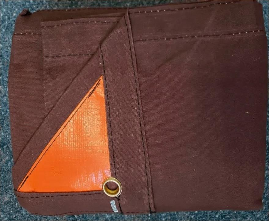 Brown Canvas Tarps - 15 oz. 