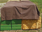 Brown Canvas Tarps - 15 oz. 