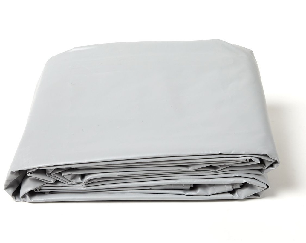18 oz Gray Vinyl Tarp 10' X 20' Heavy Duty 