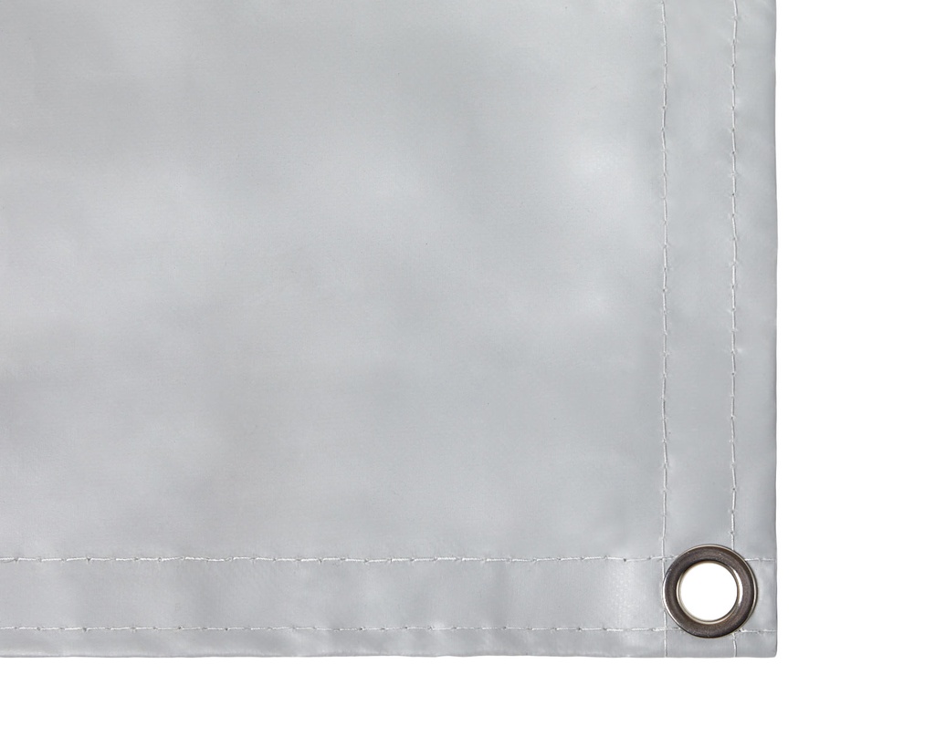 18 oz Gray Vinyl Tarp 10' X 20' Heavy Duty 