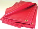 6' X 8' Kelly Green Heavy Duty Vinyl Tarps - 18 oz
