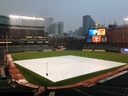 90' x 90' Youth League Baseball Field Tarp Covers  - 6.8 oz