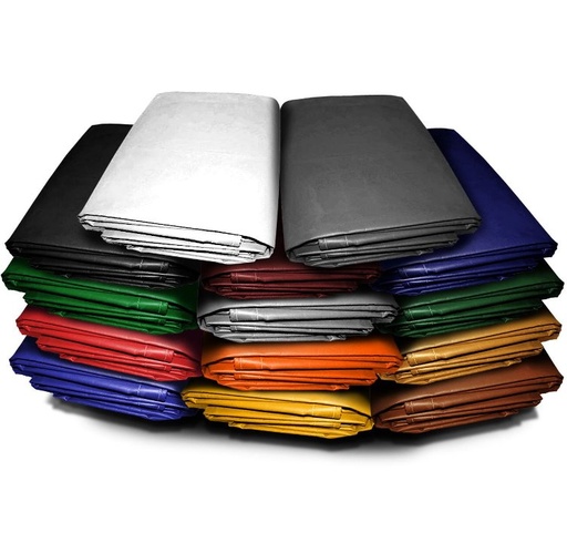 [FS-VC18-0608-KG-FIX] 6' X 8' Kelly Green Heavy Duty Vinyl Tarps - 18 oz